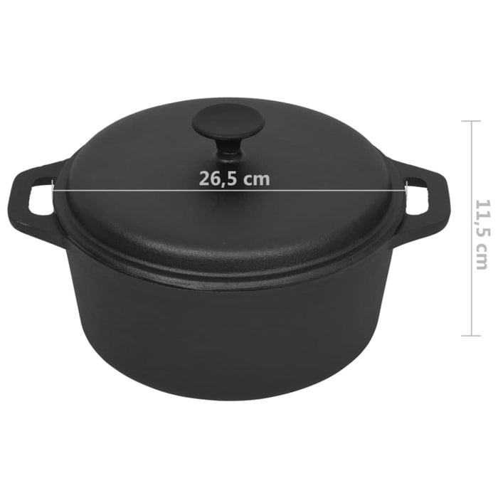 Pot ø26.5 Cm Cast Iron Tottlx
