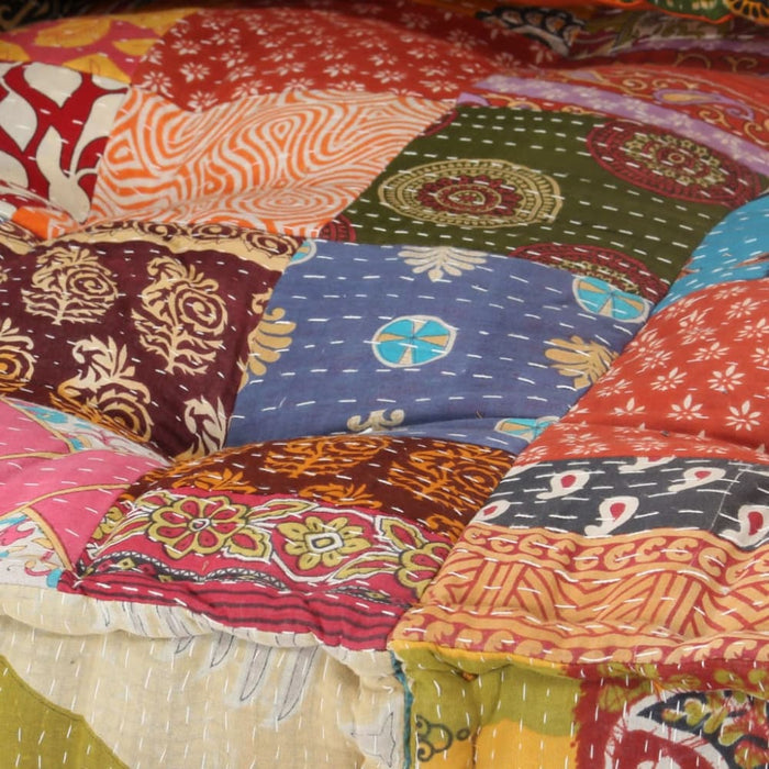 Pouffe Patchwork Fabric Xakaxa