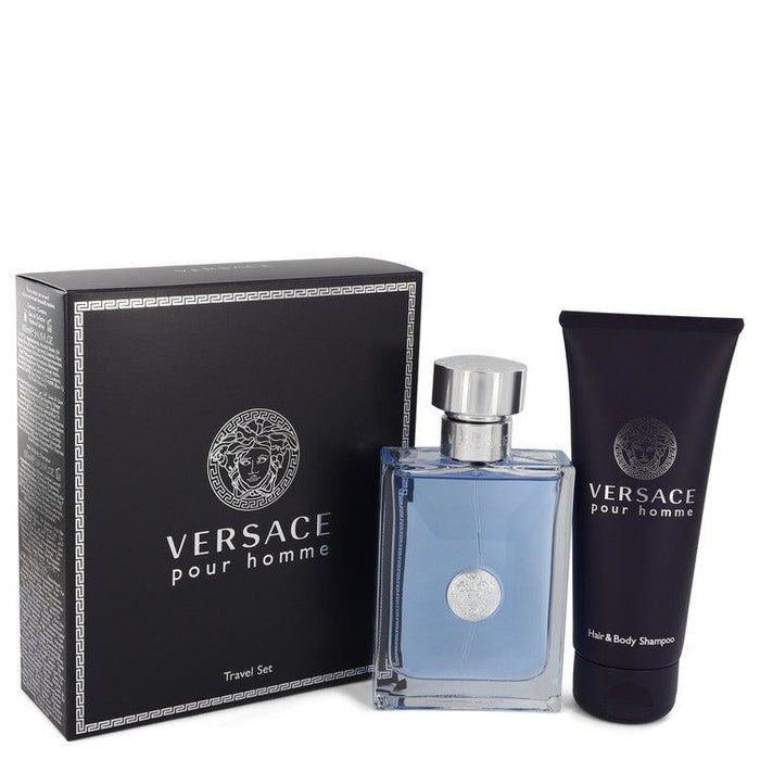 Pour Homme Gift Set by Versace for Men - 3.4 Oz