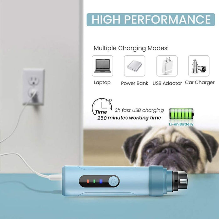 Powerful Electric Rechargeable 2 Speed Painless Quiet Dog