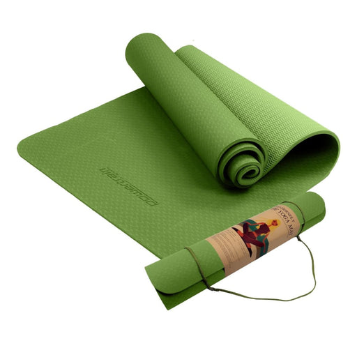 Powertrain Eco-friendly Tpe Yoga Pilates Exercise Mat 6mm