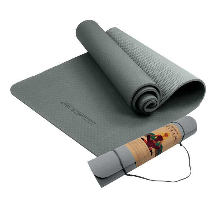 Powertrain Eco-friendly Tpe Yoga Pilates Exercise Mat 6mm