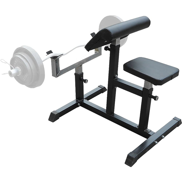 Preacher Curl Bench Weights Commercial Bicep Arms