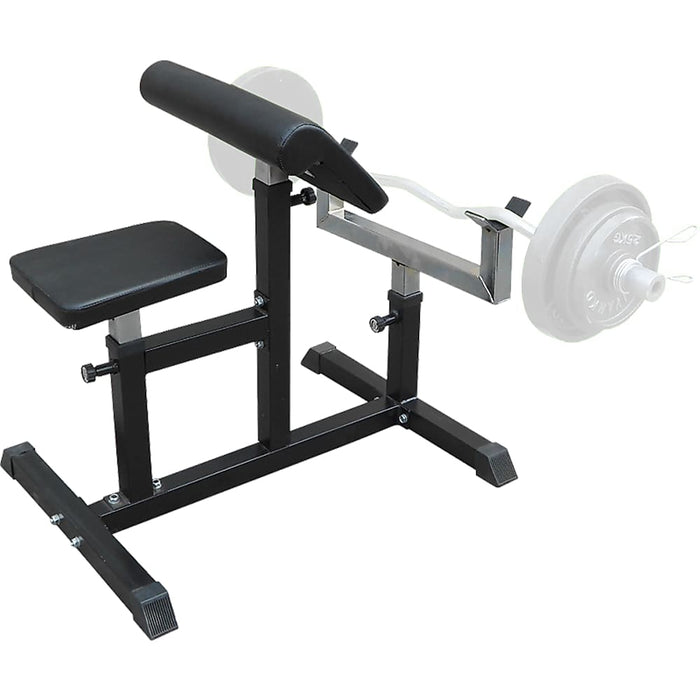Preacher Curl Bench Weights Commercial Bicep Arms