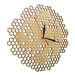 Precision-cutting Decorative Plywood Honeycomb Wall Clock