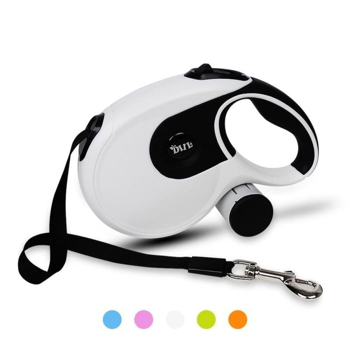 Premium 8m Retractable Automatic Pet Leash and Poop Bag