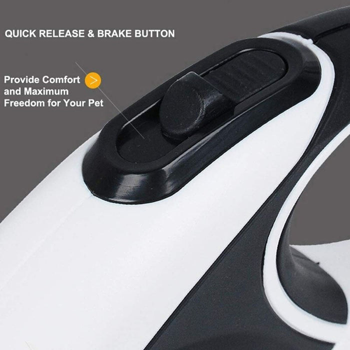 Premium 8m Retractable Automatic Pet Leash and Poop Bag