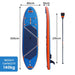 Kai Premium Sports 10.6ft Inflatable Paddle Board