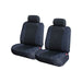 Prestige Suede Rear Seat Covers - Universal Size 06/08h Grey