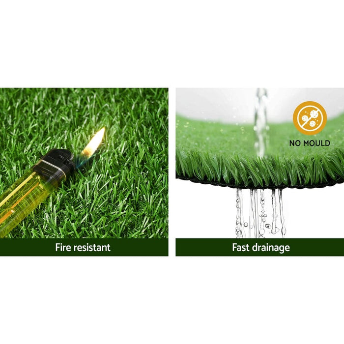 Primeturf 2x10m Artificial Grass Synthetic Fake 20sqm Turf