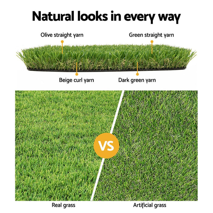 Primeturf Artificial Grass Synthetic Fake 20sqm Turf