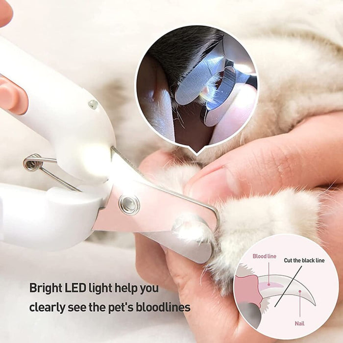 Professional Built - in Led Light Pet Nail Grooming Tool