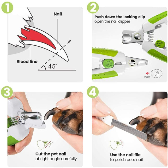 Professional Durable Safety Guard Pet Nail Cutter Lock