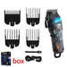 Professional Electric Hair Trimmer Graffiti Skull Cordless