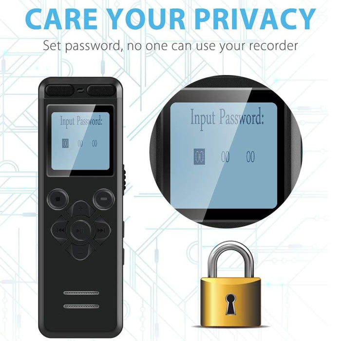 V36 Professional Mini Usb Digital Voice Long Time Recording