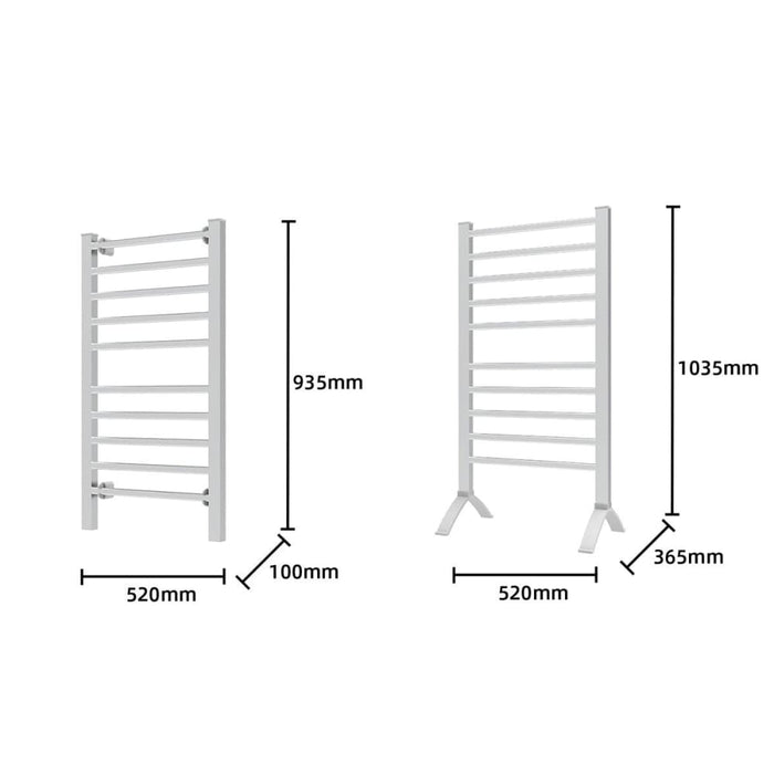 Pronti Heated Towel Rack Electric Rails Warmer 160 Watt-