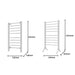 Pronti Heated Towel Rack Electric Rails Warmer 160 Watt-