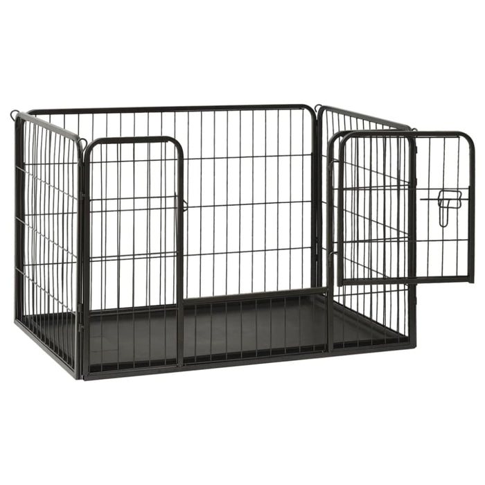 Puppy Playpen Steel 91,5x59x61cm Oibpip