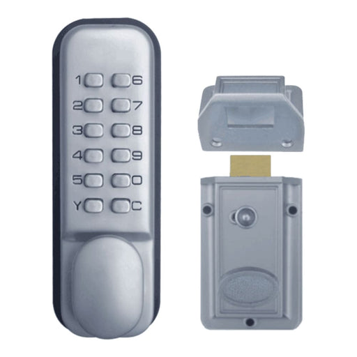 Push Button Digital Combination Security Door Lock Zinc
