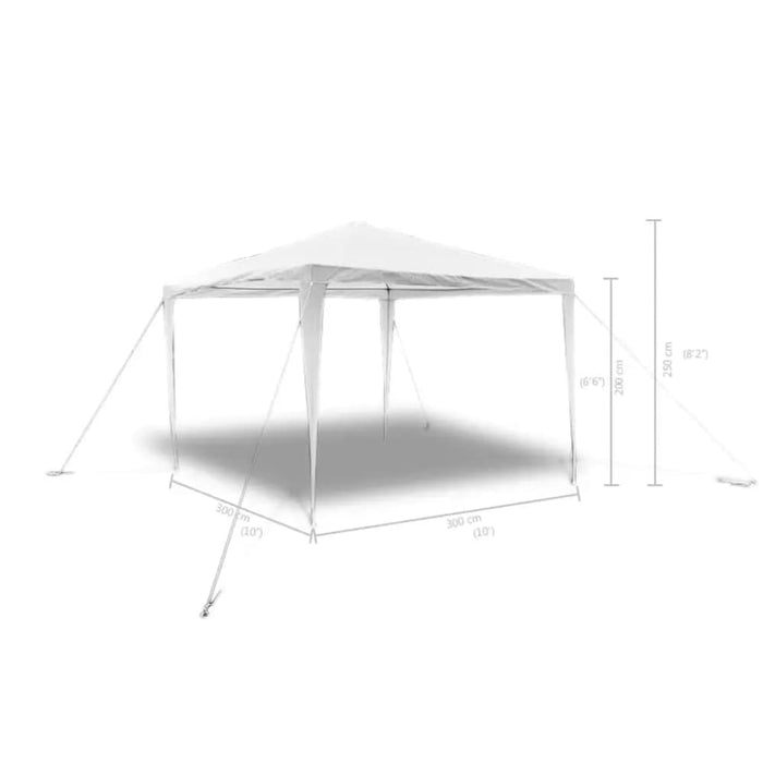 Pyramid-roof Garden Gazebo Pavilion 3 x m Kbttx