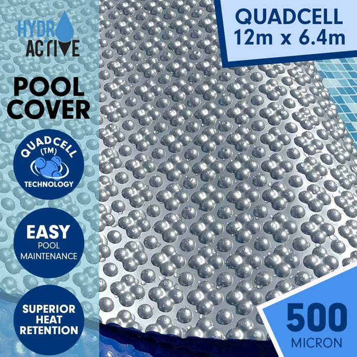 Quadcell Uv-resistant Swimming Pool Cover 500 Micron 6.4 x