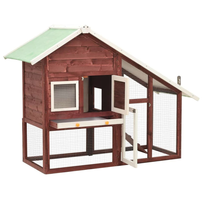 Rabbit Hutch Mocha and White Solid Firwood Oibnib