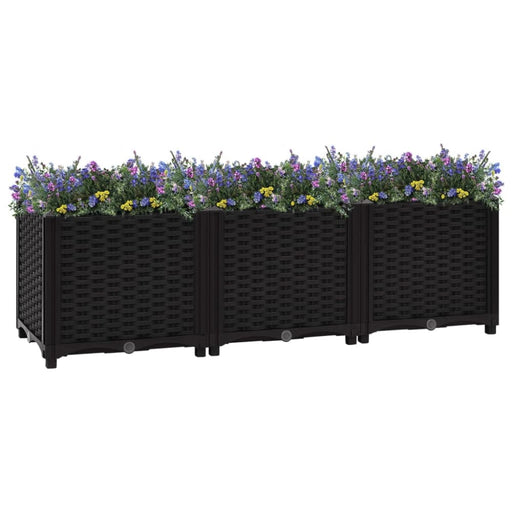 Raised Bed 120x40x38 Cm Polypropylene Tolptx