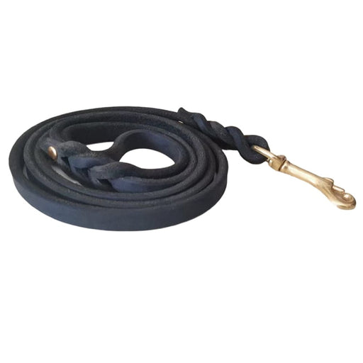 Real Leather Comfortable Leash With Copper Hook