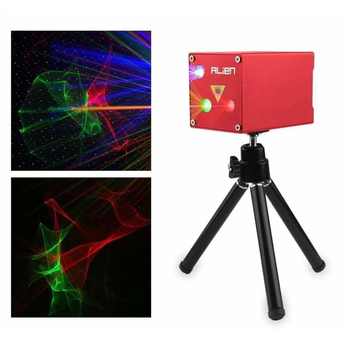 Rechargeable Mini Rgb Aurora Star Laser Projector Stage