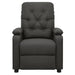 Reclining Chair Dark Grey Fabric Ttkobt