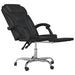Reclining Office Chair Black Faux Leather Taklki