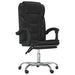 Reclining Office Chair Black Faux Leather Taklki