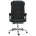 Reclining Office Chair Black Faux Leather Taklki