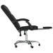 Reclining Office Chair Black Faux Leather Taklki