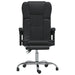 Reclining Office Chair Black Faux Leather Taklok