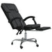 Reclining Office Chair Black Faux Leather Taklok