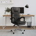 Reclining Office Chair Black Faux Leather Taklok