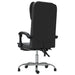 Reclining Office Chair Black Faux Leather Taklok