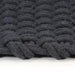 Rug Rectangular Anthracite 160x230 Cm Cotton Tapooi