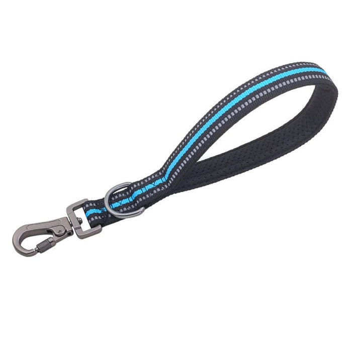 Reflective Step Traction Leash with Mesh Handle