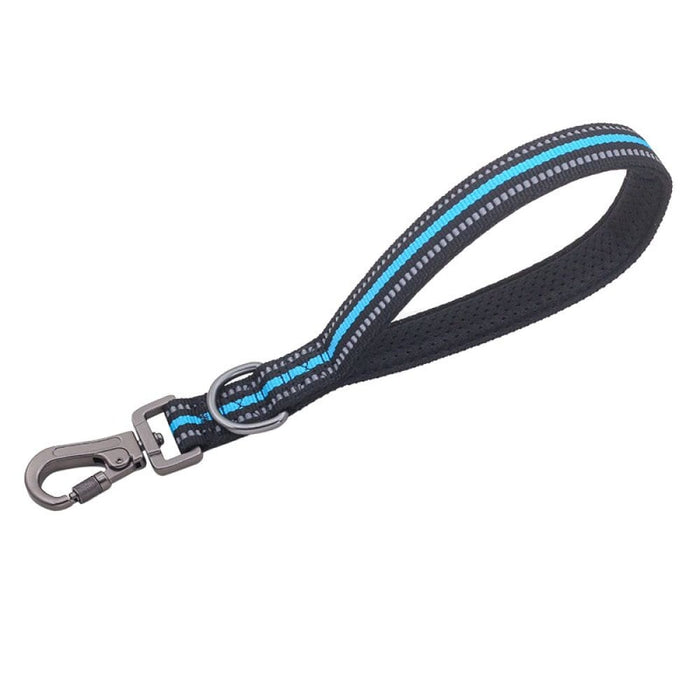 Reflective Step Traction Leash with Mesh Handle