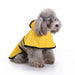 Reflective Stylish Safe Waterproof Coat Golden Raincoat