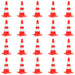 Reflective Traffic Cones 20 Pcs Red And White 50 Cm Opbkai