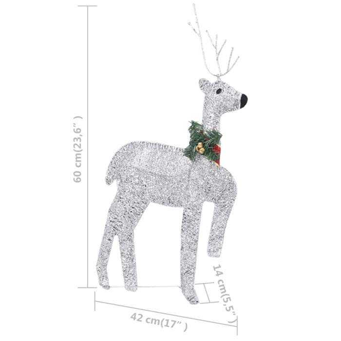 Reindeer & Sleigh Christmas Decoration 100 Leds Outdoor
