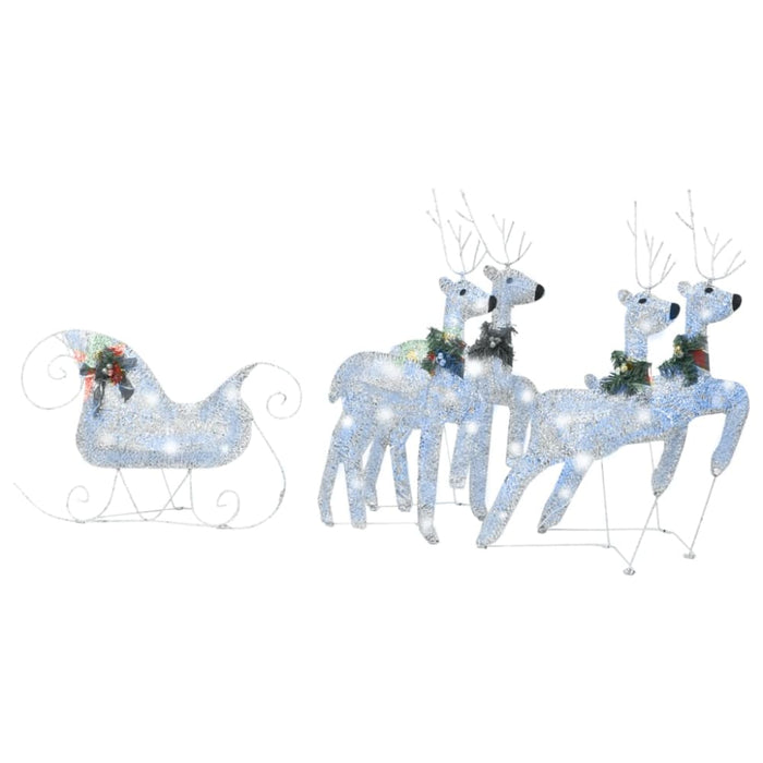 Reindeer & Sleigh Christmas Decoration 100 Leds Outdoor
