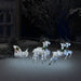 Reindeer & Sleigh Christmas Decoration 100 Leds Outdoor