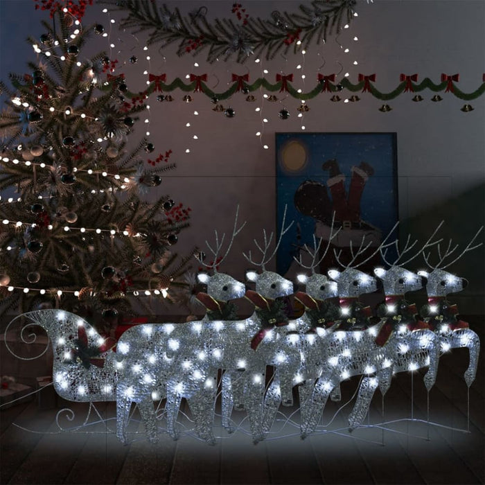 Reindeer & Sleigh Christmas Decoration 140 Leds Outdoor