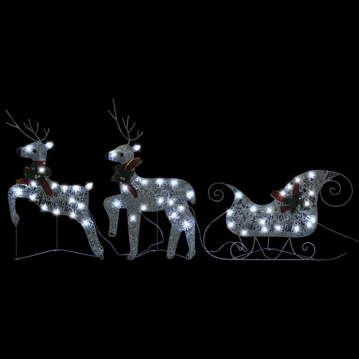 Reindeer & Sleigh Christmas Decoration 140 Leds Outdoor