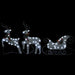 Reindeer & Sleigh Christmas Decoration 140 Leds Outdoor