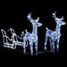 Reindeers & Sleigh Christmas Decoration 320 Leds Acrylic